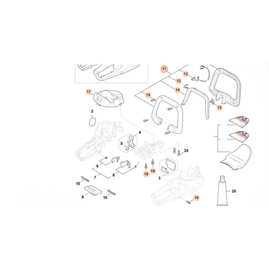 STIHL  Uchwyt ramieniowy 4521 790 1204
